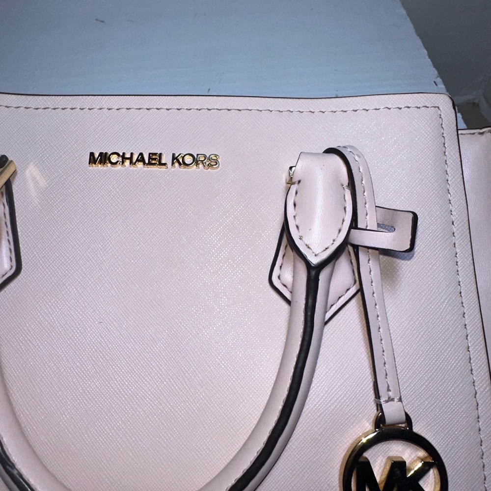 Michael Kors Pink Satchel with Silver Hardware - Picture 4 of 14